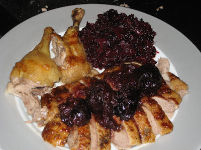 Little Scarlet: Roast Duck with Wine-Braised Cabbage