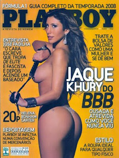 playboy, capa playboy, mulher nua, big brother brasil, BBB8, mulher pelada, ex-BBB, jaqueline khury