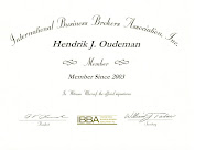 Membership IBBA since 2003