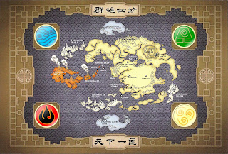 map of the avatar the last airbender world map of the avatar the last airbender world