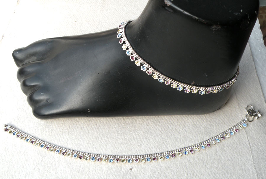 payal design S.L.PAYAL ANKLET FANCY& SILVER PAYAL