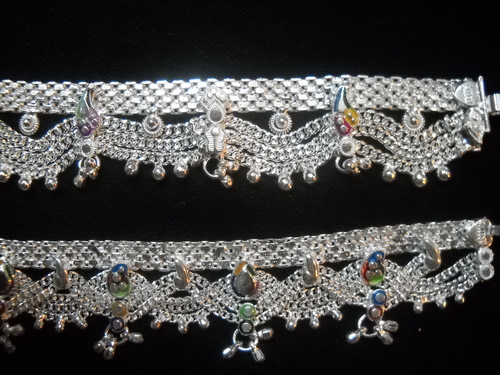 Payal Design S L PAYAL SILVER ANKLETS