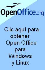 Consigue Open Office ¡GRATIS!