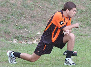 ricardinho+treino - Jogo quente contra o Fog&atilde;o