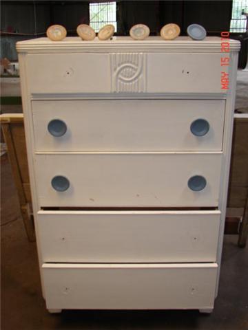 Before- White Dresser