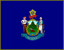 Maine State Flag: