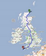 Lands End to John O'Groats in 9 days!