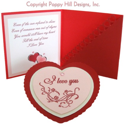 Craftymrs: january 2012 Poppy Hill Designs, Kaleidoscope Your World!: Valentine Pocket Card