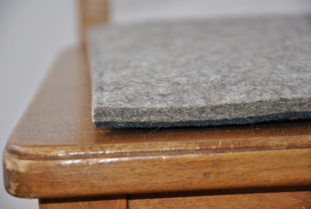 FILZ: Wissenswertes und Impressionen: Filz - naturmeliert