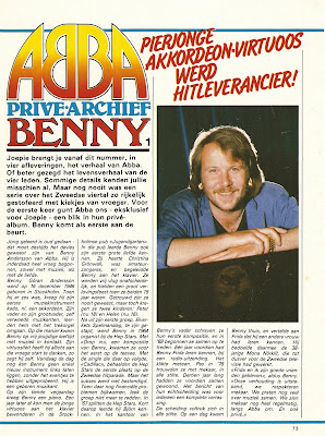 ABBA The Articles: Joepie, November 1981: Young accordion-virtuoso ...