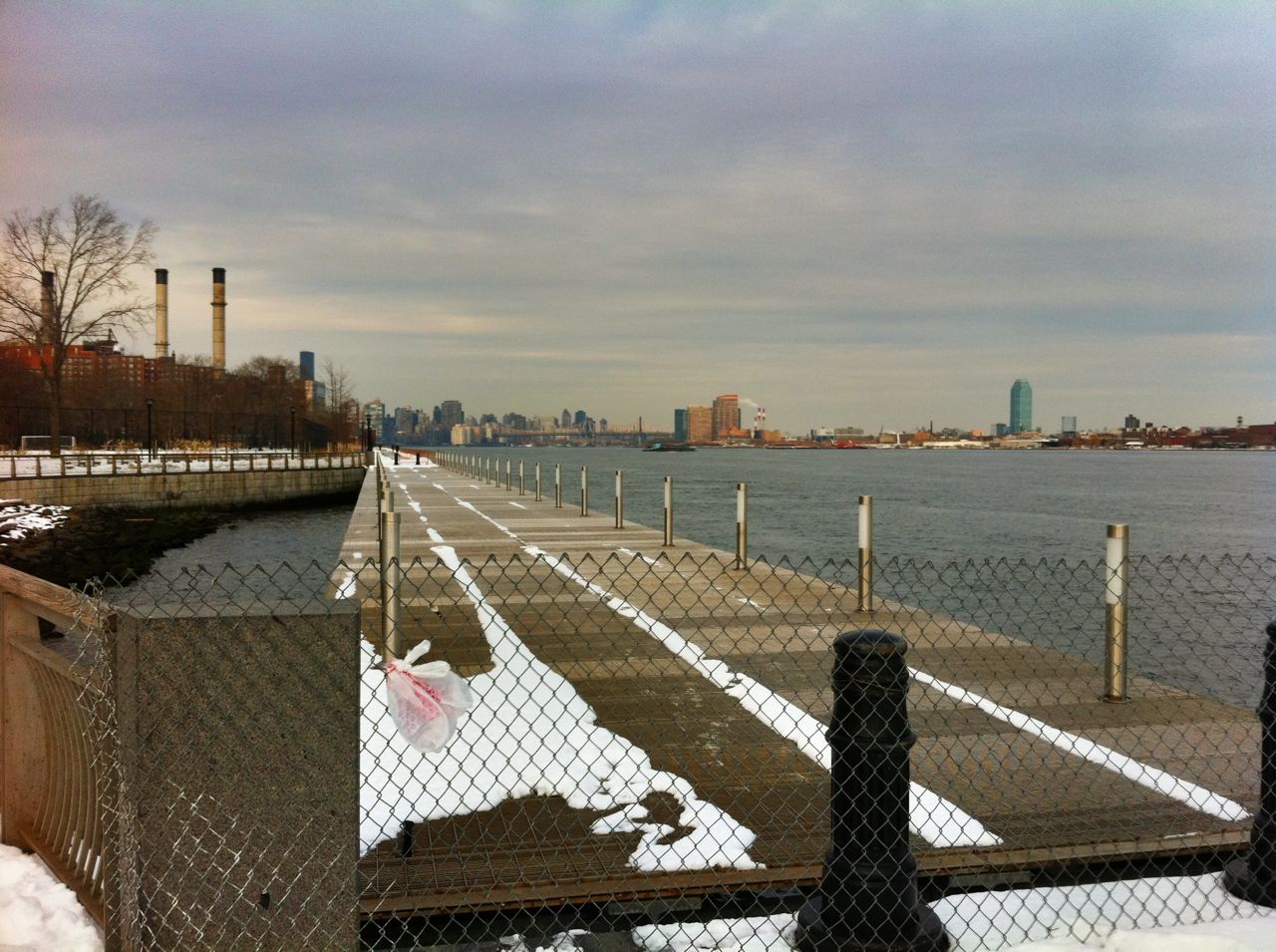 Tentative Steps along the East River Park Promenade
