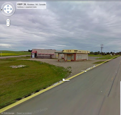 Corner Gas on Google Street View