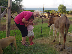 Grandma, Ava and Donkey butt