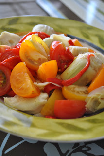 recettes entrees Salade du soleil levant