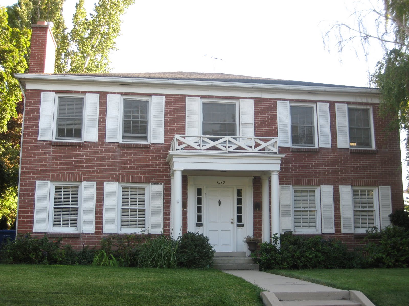 Very Fine House SLC style more brick houses.