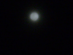 Moonlight behind the cloud