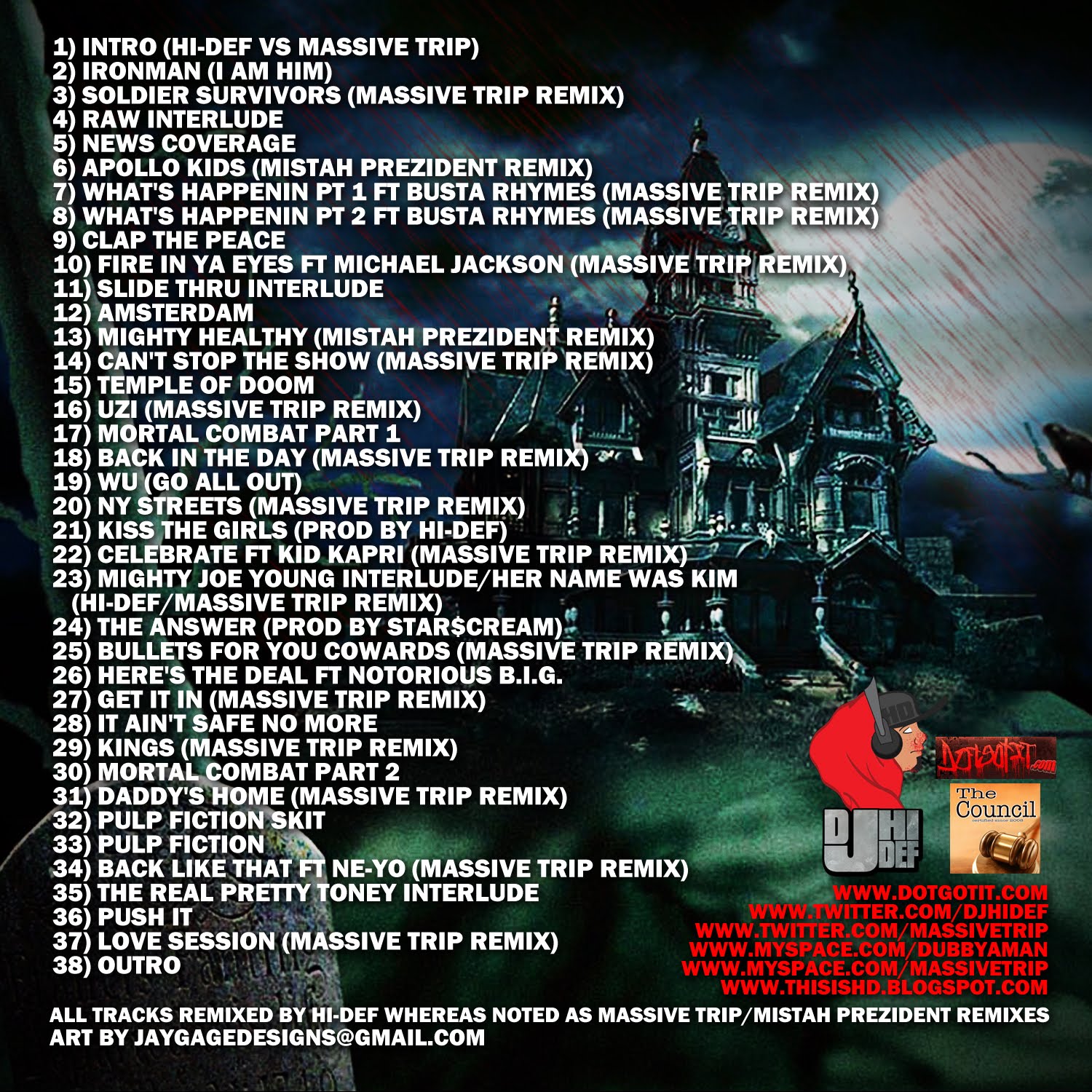 Mixtape 3WuTang House of 1,000 Corpses!
