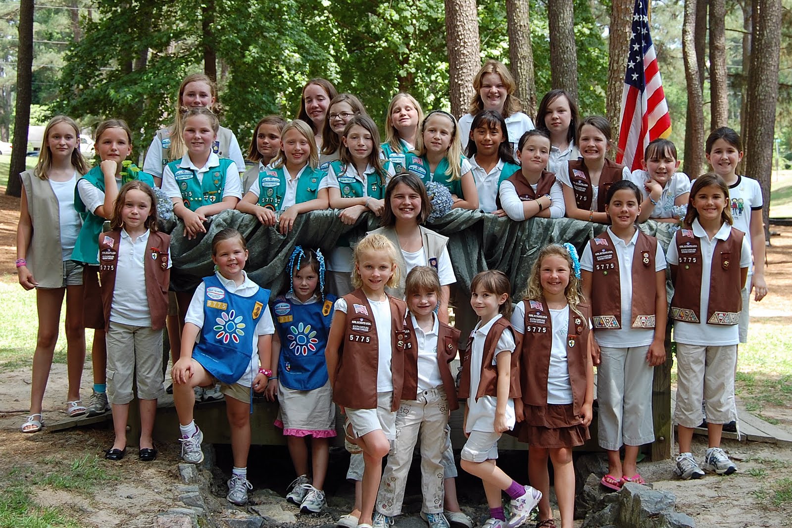 Oh, the places we will go Brownie Bridging Ceremony