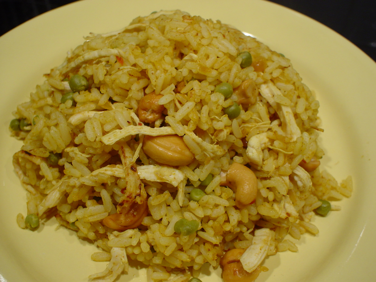 Anna's Cooking Adventure: 20090212 Chicken and Cashew Fried Rice