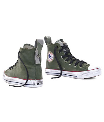 all star converse verde militare