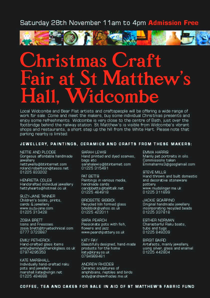 South West Illustrators: Widcombe Christmas Craft Fair