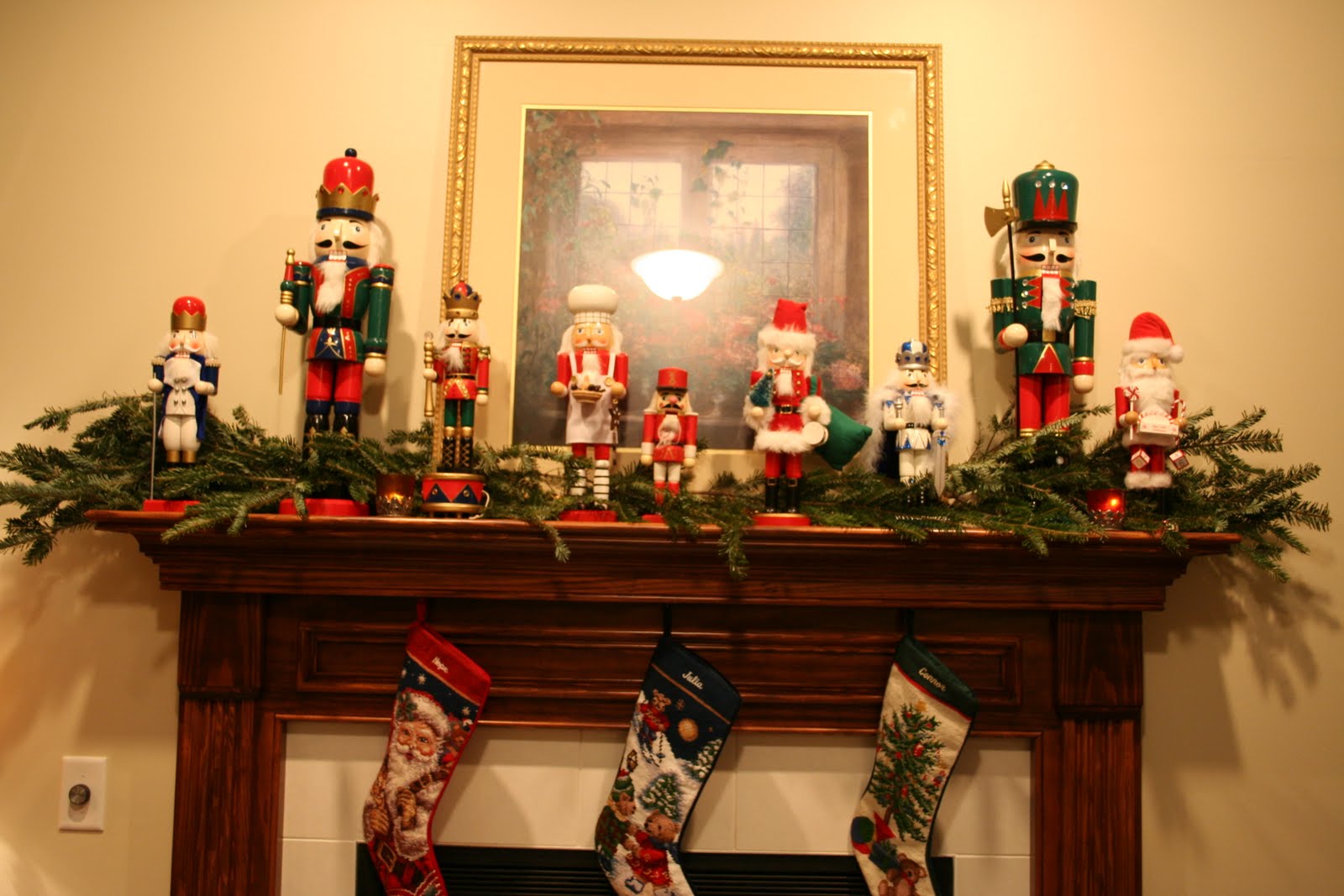 Unfussy Fussiness Nutcracker Mantel