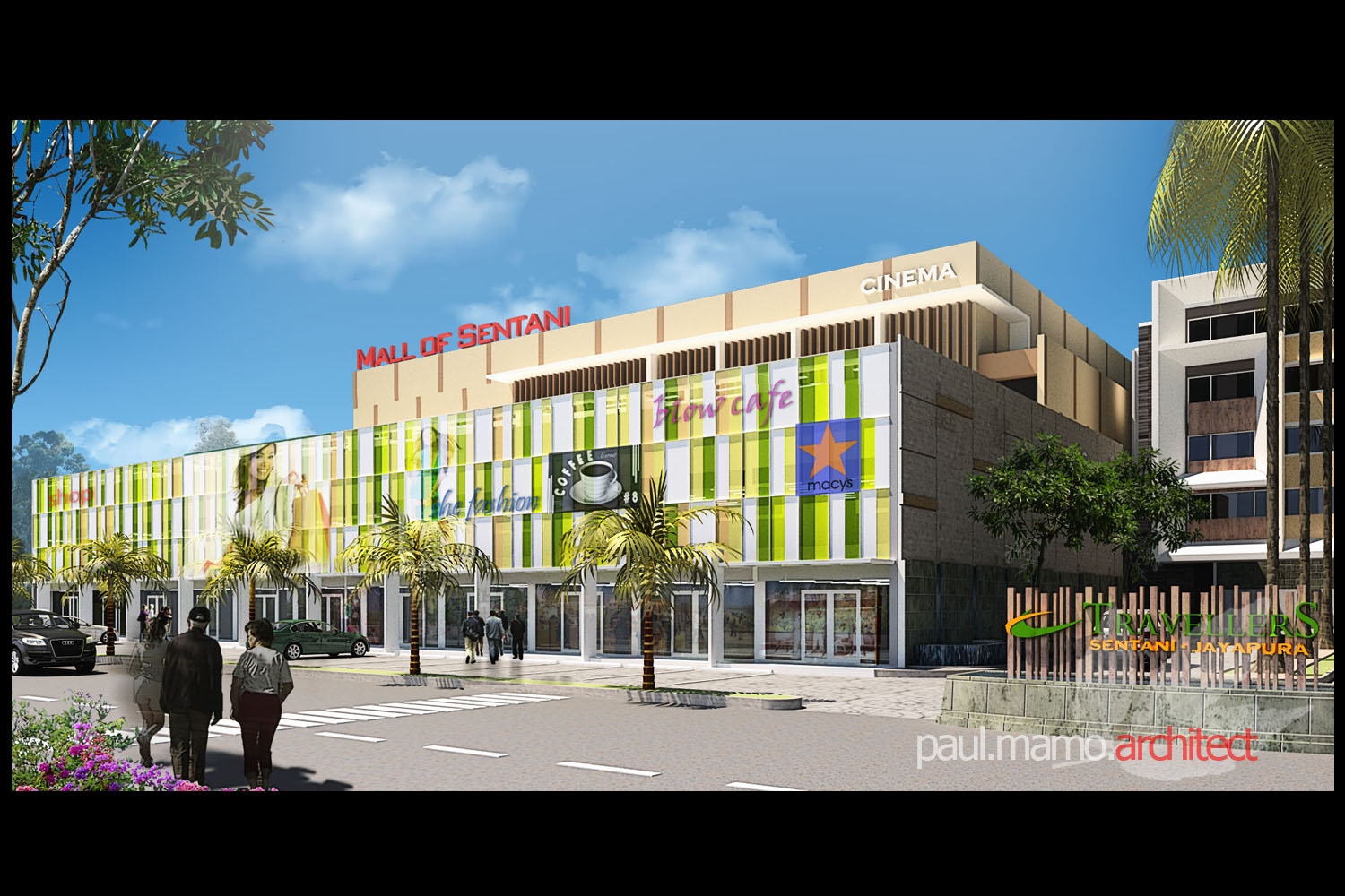 paul mamo architect: Sentani Hotel&Mall - Jayapura