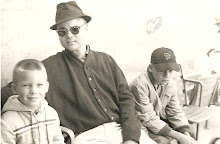 Paul, Dad and me at my first Giants game.