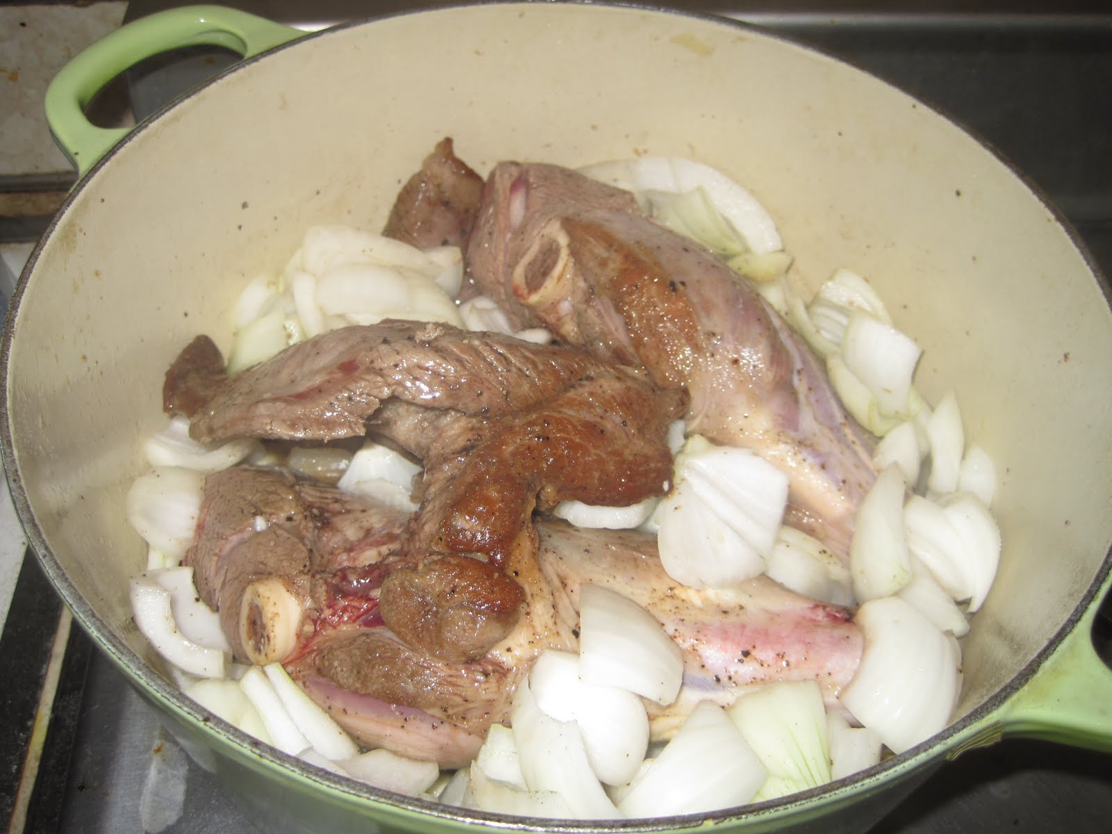 OmNomNominal Lamb Shanks Cooked in Yogurt