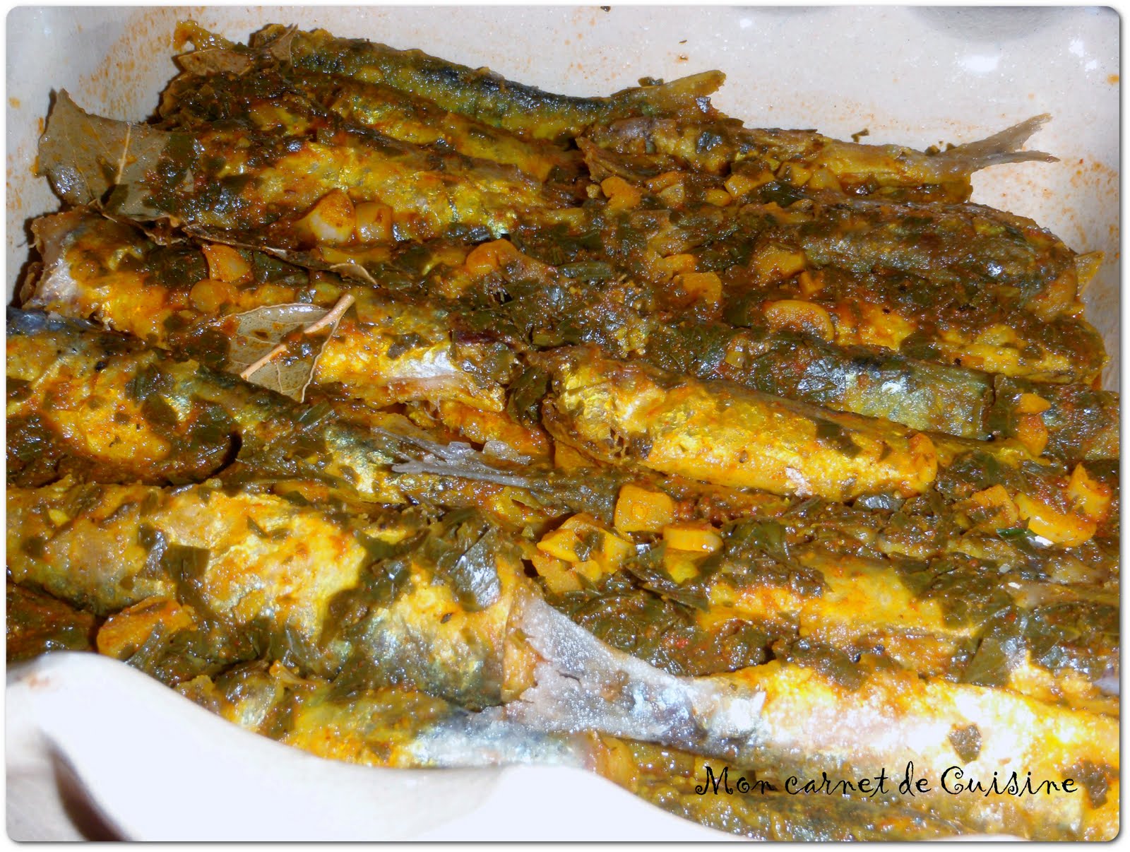 Mon de cuisine SARDINES A L ESCABECHE