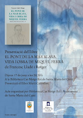 Presentació a Santa Maria de "El pont de la mar blava" de Francesc Lladó