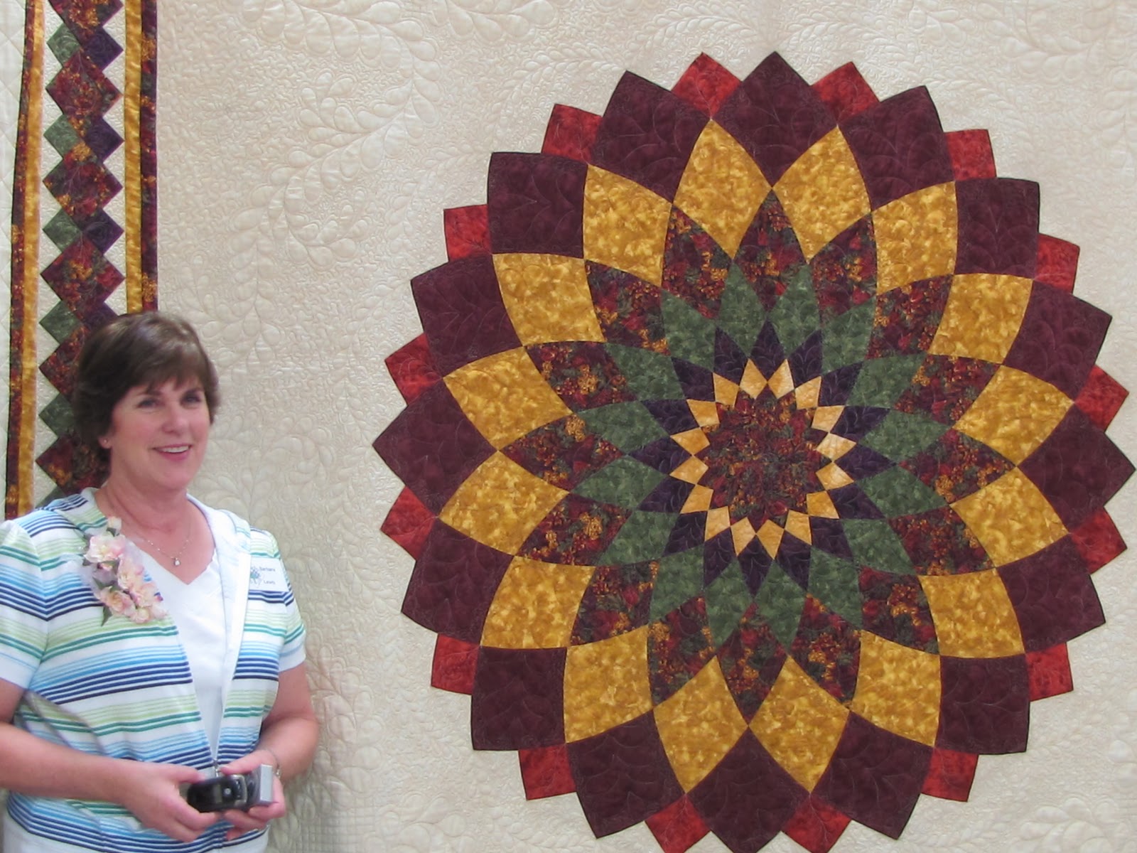 Slow Down Sharp Turns Ahead! Barbara The master quilter
