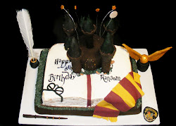 potter harry birthday cake cakes hogwarts happy butter shower icing vanilla covered cream were
