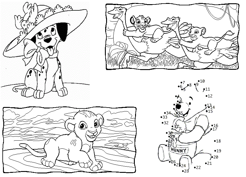 Walt Disney to Colour by HP ~ D-Downloads
