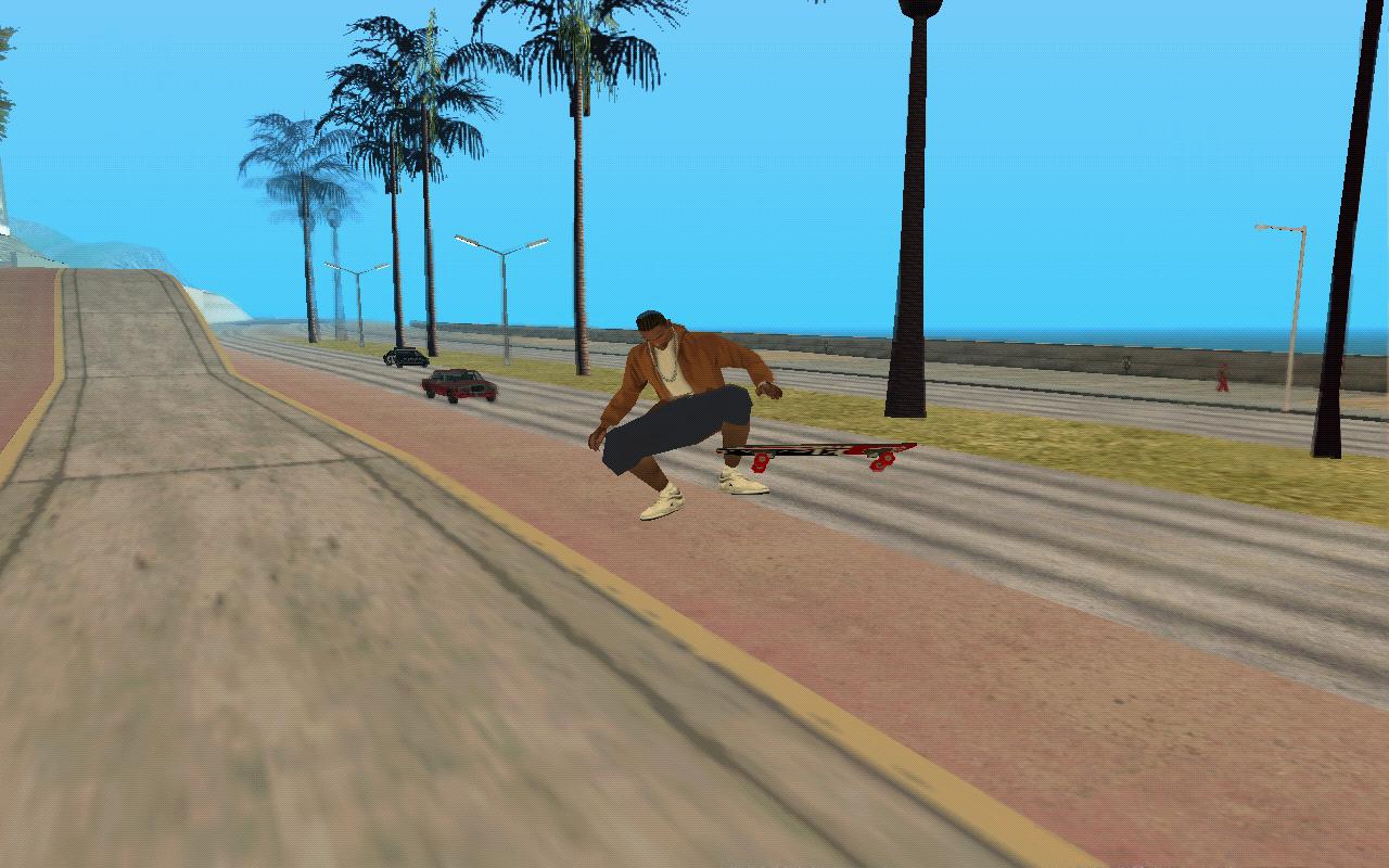 allteste: gta sa. modificações. Skate Mod