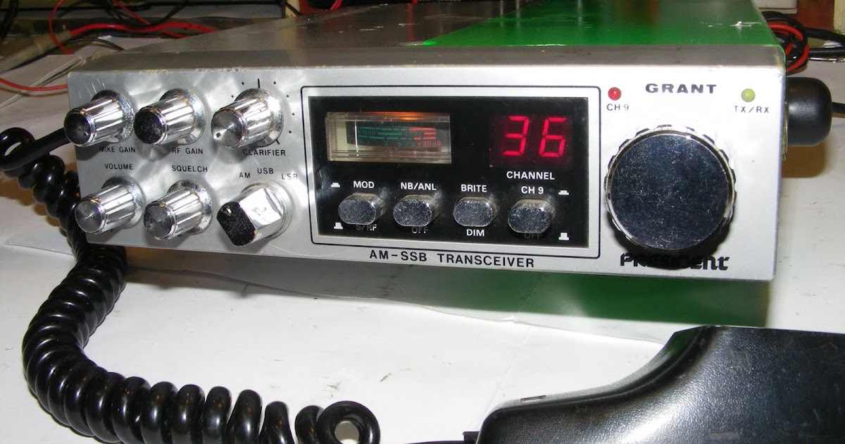 KOLEKSI CB RADIO CB SSB 40 CH PRESIDENT GRANT