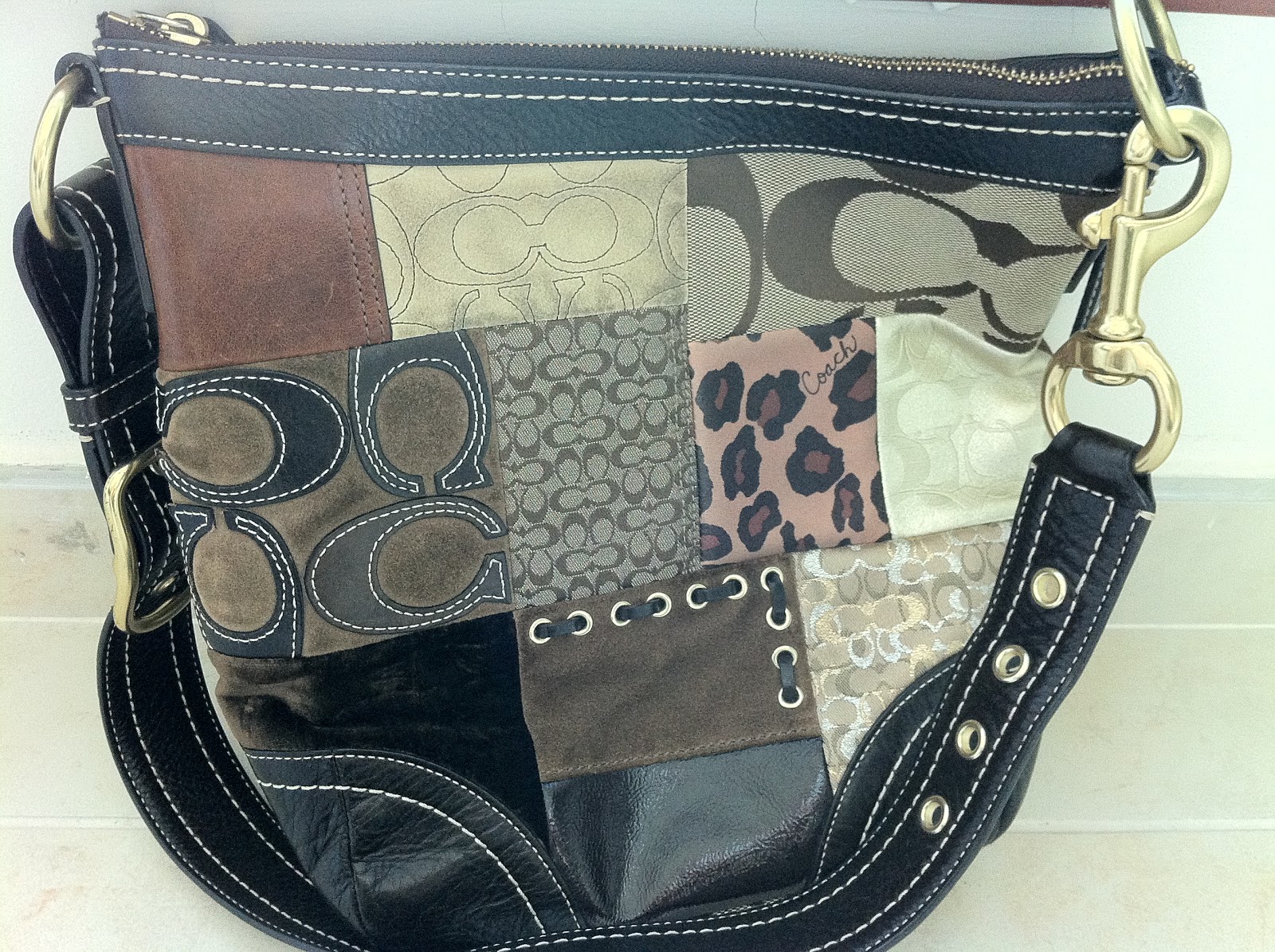 Bags and Bags: Coach Patchwork Sling Bag
