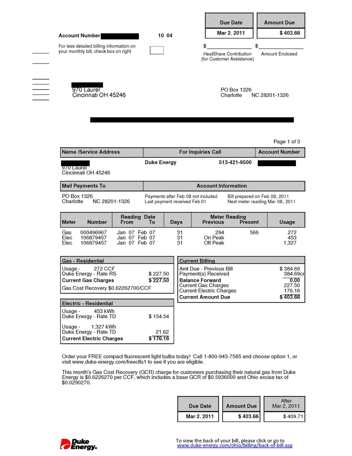 How To Read Duke Energy Bill With Solar