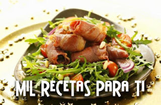  Ciruelas pasas con tocineta. 