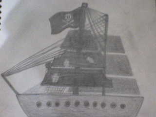 Desenho que eu fiz do navio do Jack...