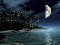 new night moon Landscape, Lakes, Mountains, Nature Wallpapers, 3D Landscape
