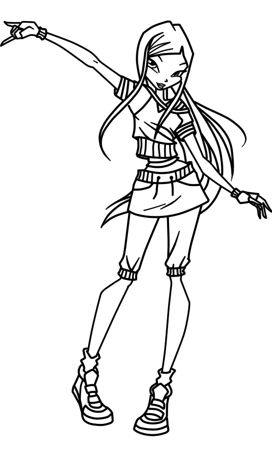 Enchanted Magical Winx: Winx Colouring-Pages