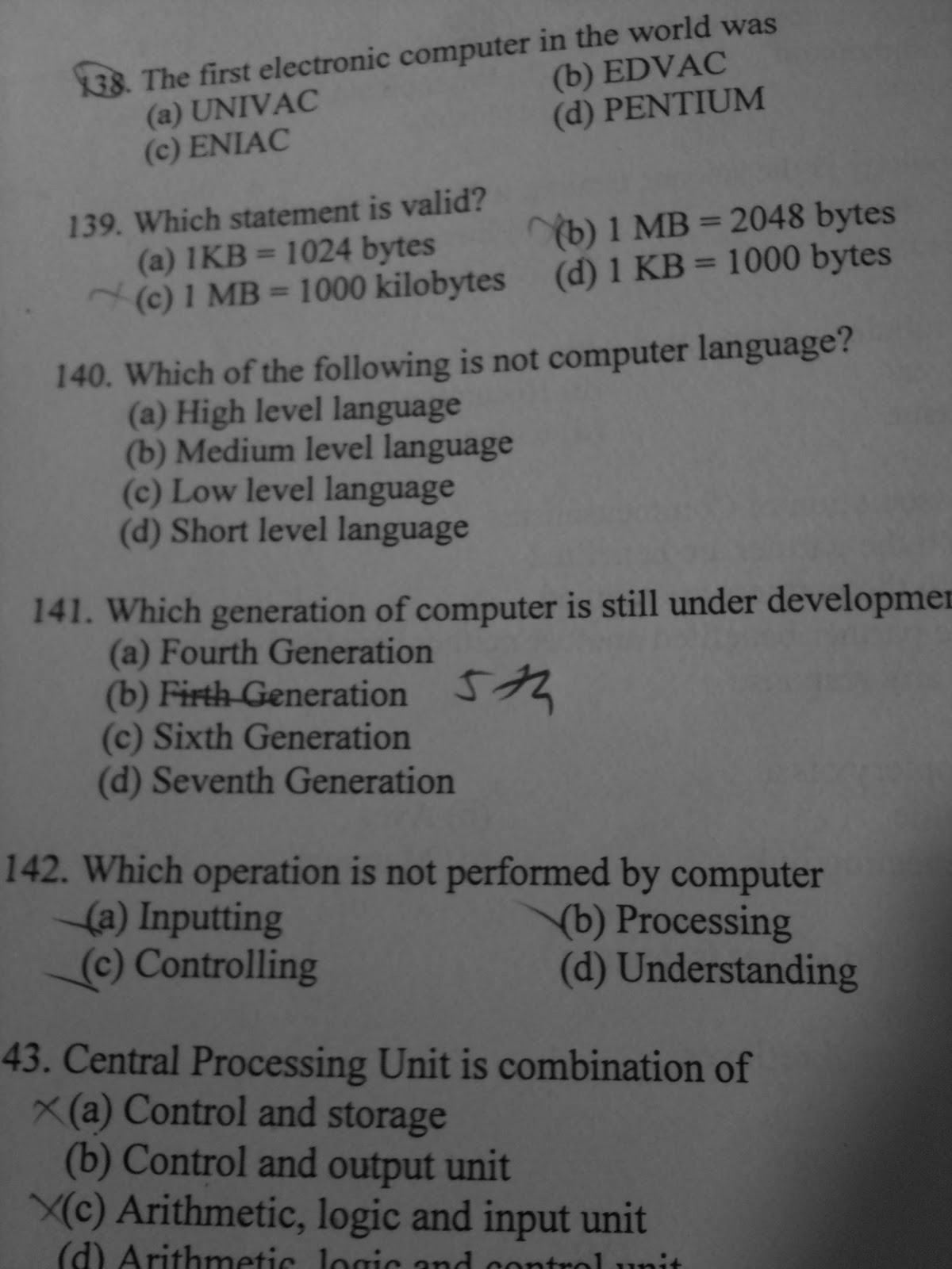BSC CSIT NEPAL :Tribhuvan University: Questions of the entrance exam ...
