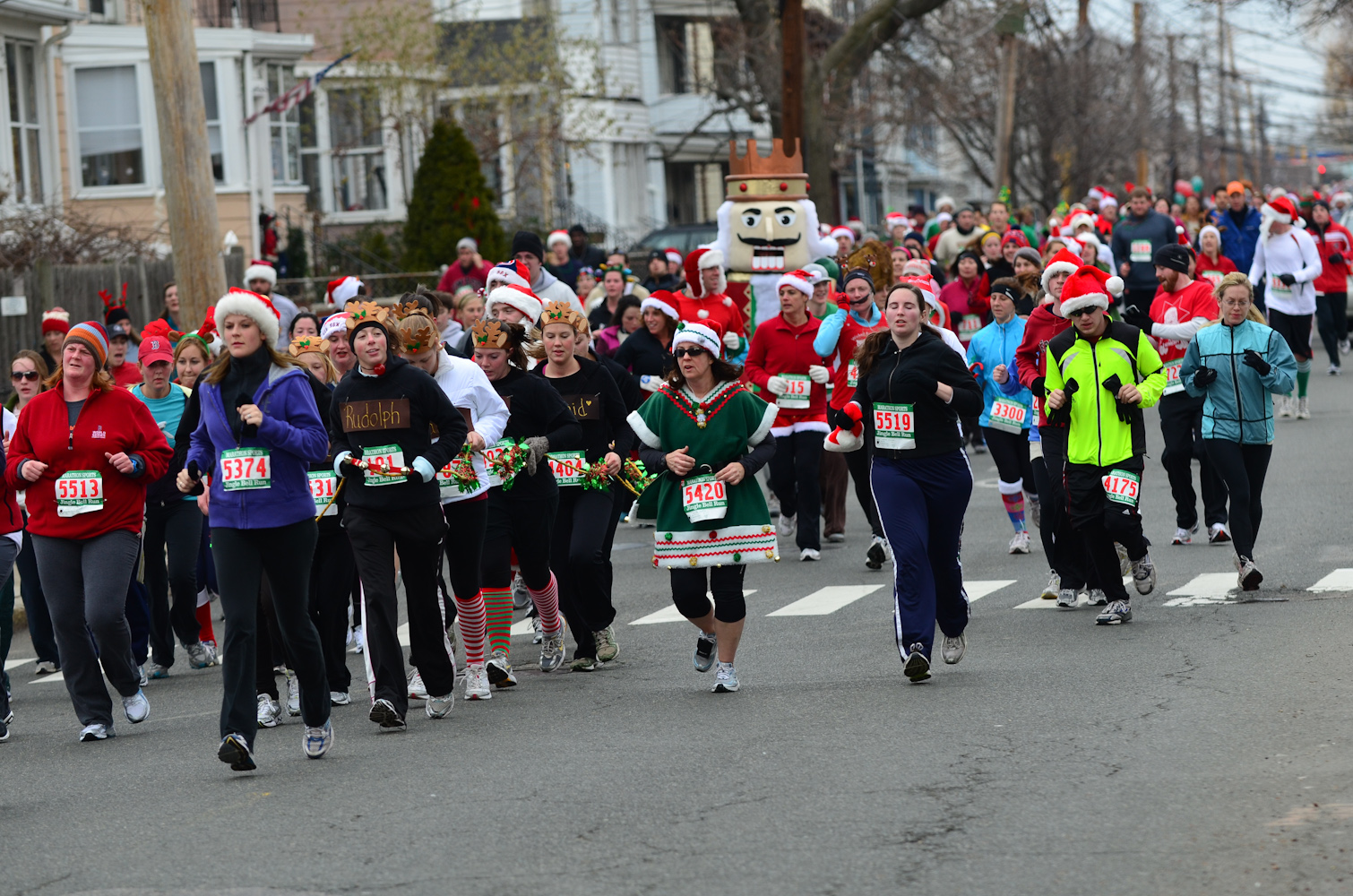 Little French Cat Musings At the 4th Somerville Jingle Bell 5K Run