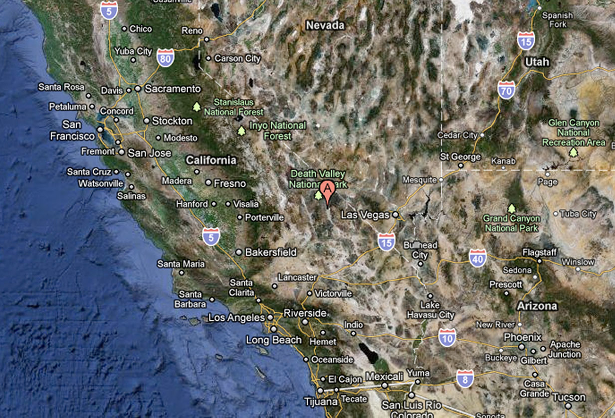 Разлом сан андреас карта