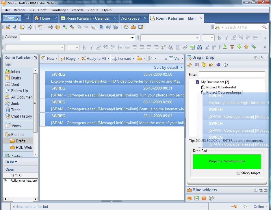The Lotus Eclipse Corner Super Cool Drag n Drop Sidebar Widget