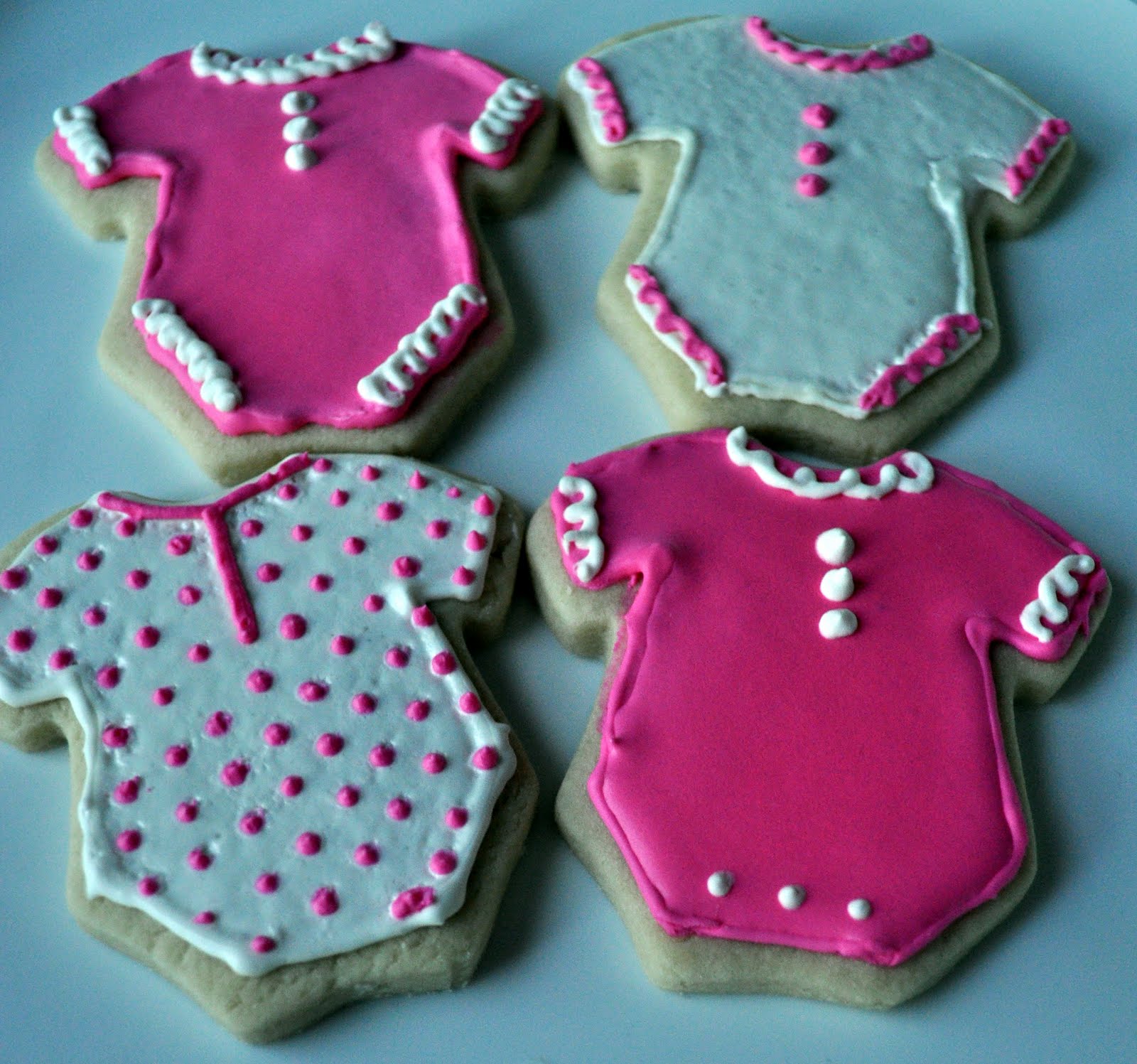 Our Italian Kitchen Baby Shower Onesie Cookies