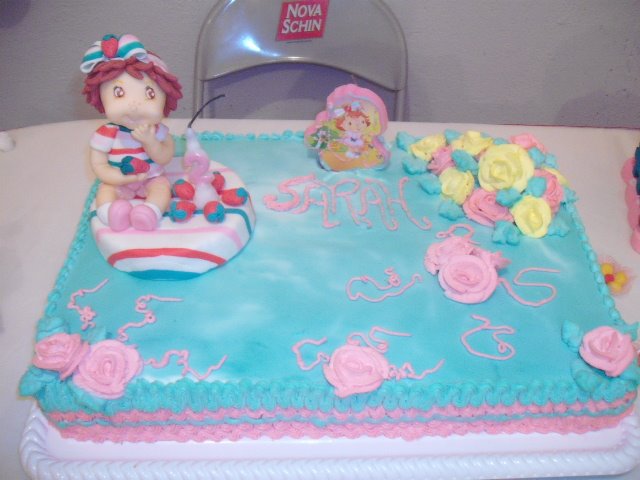 Bolo moranguinho baby, cobertura de chantilly