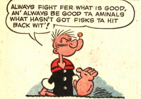 Easily Mused: Vintage Pop Culture Now!: Philoskopy 101: The Wisdom of Popeye