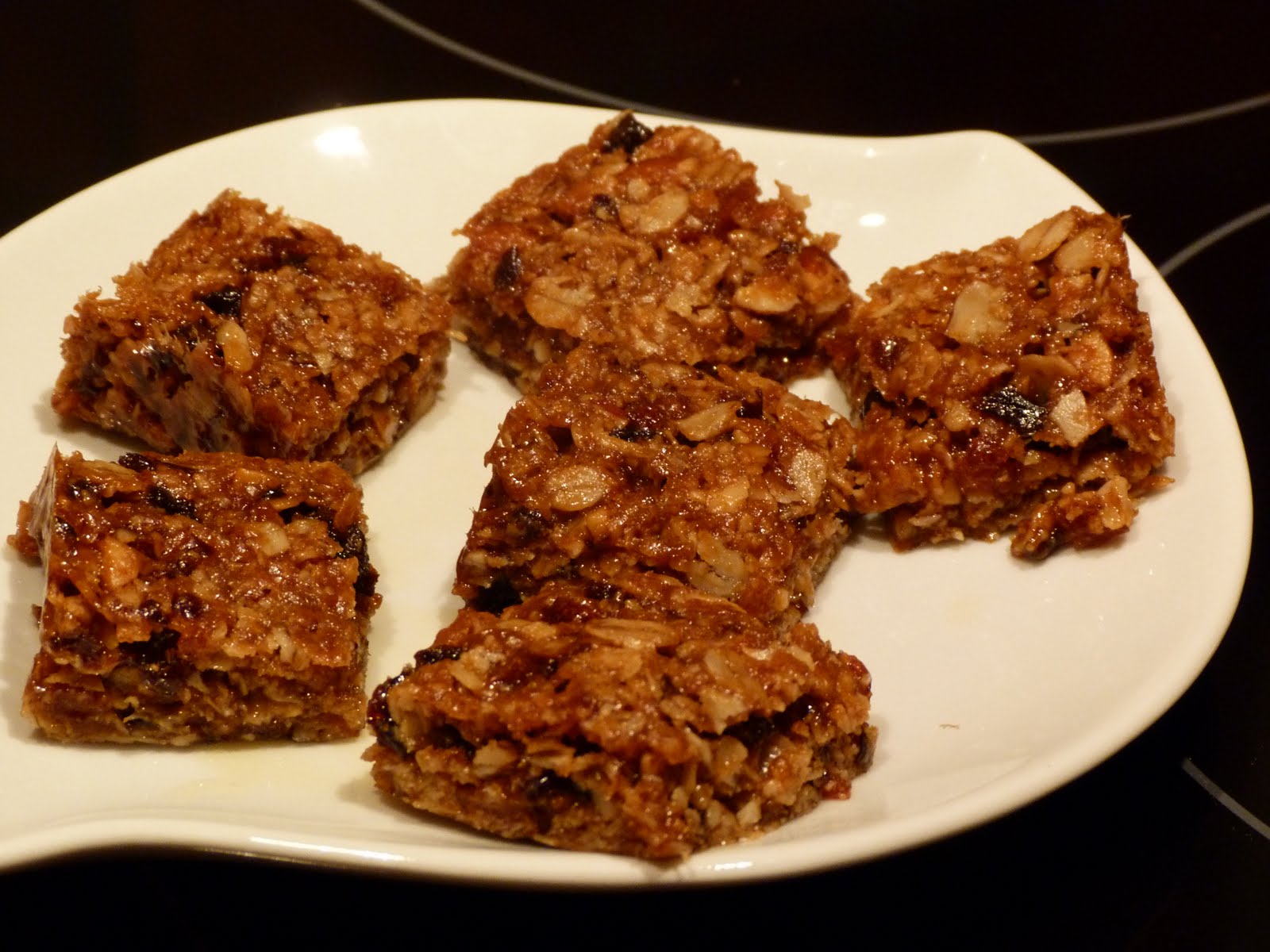 Lottas kök Jamie's fruity flapjack (energibar)